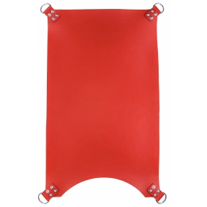 Mr Sling Cabestrillo de cuero 4 puntos rojo