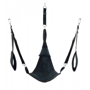 Mr Sling Cabestrillo de tela triangular - Juego completo negro