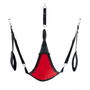 Mr Sling Driehoekige stoffen Sling - Complete set Rood