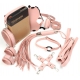 Bondage Set SM Obedience 10 Pieces Pink