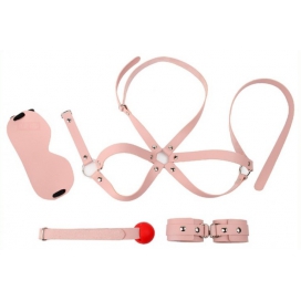 Obedience BDSM Initiation Kit 4 Pieces Pink