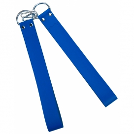 Mr Sling Leather foot supports for sling Blue