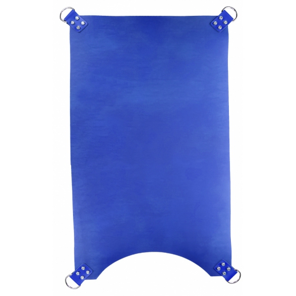 Leather Sling 4 Points Blue