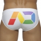 Rainbow AD Bathing trunks White