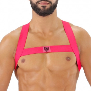 TOF Paris Neon Pink Elastic Harness