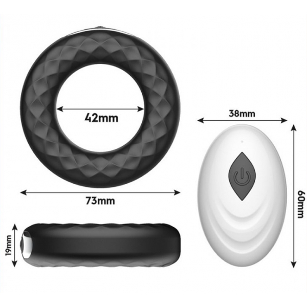 Atlas vibrerende cockring 42mm