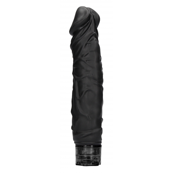 Dildo vibrante realistico 20 x 5cm nero