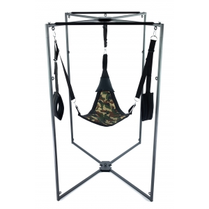 Mr Sling Pack Kit Sling Tissu Triangle Camouflage Armature Noire