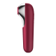 Stimolatore clitorideo Dual Love + vibratore rosso