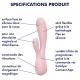 Rabbit connecté MONO FLEX Satisfyer Mauve