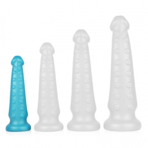 ToppedMonster Tentakel S Dildo 19 x 4.5cm Blau