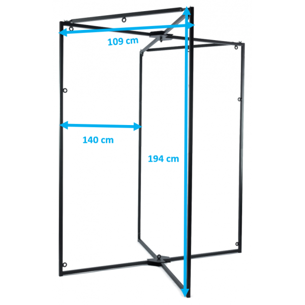 Metallgestell für Sling Schwarz