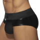 Sexy briefs ALLOVER ZIP RUB Black