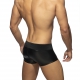 Sexy Boxer ALLOVER ZIP RUB Black