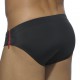 Sides Zipper Black swim brief