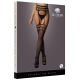 Laurie suspender belt effect tights - Black