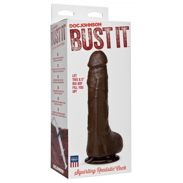 Ejaculating Dildo Bust It 15 x 5.5cm Black