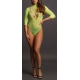 Brianna - Body con scollo a V - Verde