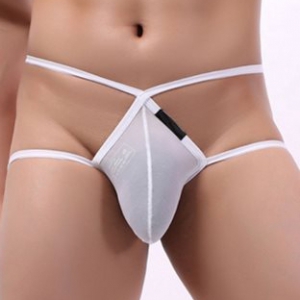 Men Sexy Breathable Strap Assless Mesh Panty