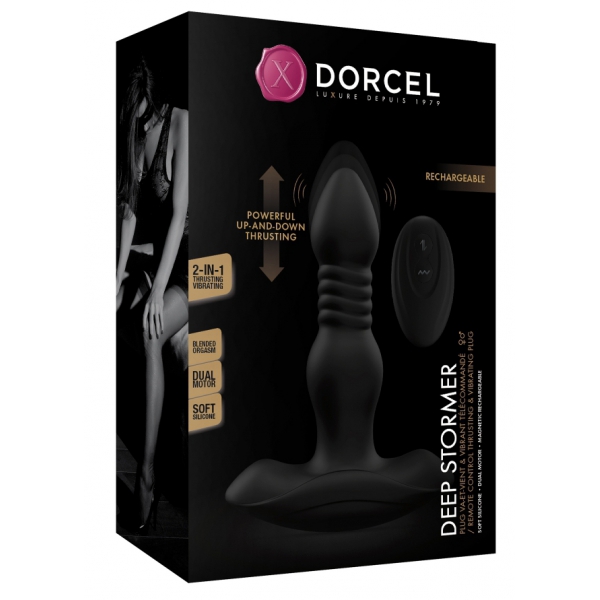 Vibrierender Plug Deep Stormer Dorcel 11.5 x 3.7cm