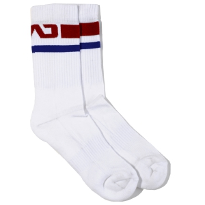 Addicted White socks BASIC SPORT AD Red