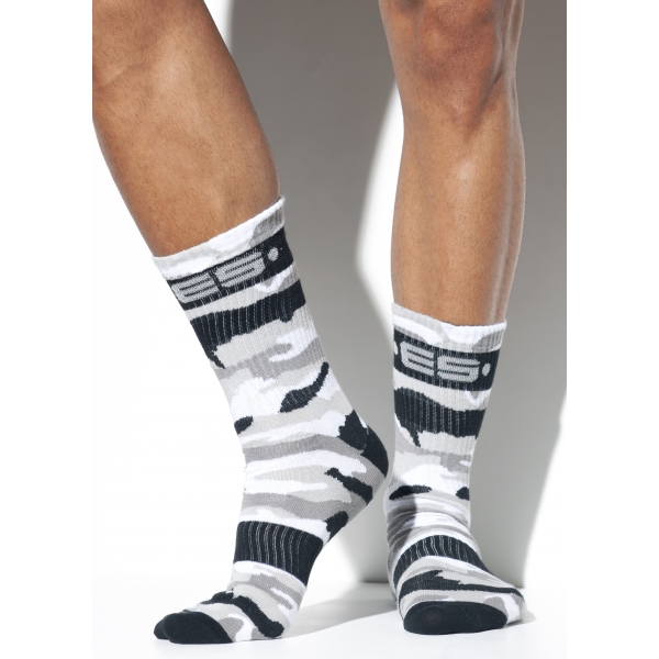 Socks CAMO SOCKS Camouflage Grey