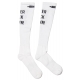 NEVER BACK DOWN High Socks White