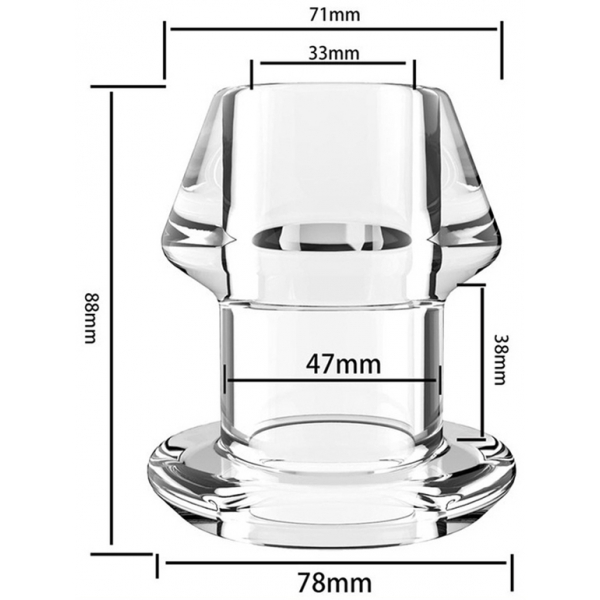 Plug Tunnel mit Verschluss Inpull XL 7.5 x 7cm