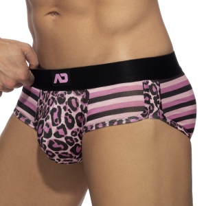 Addicted LEO STRIPE Pink Briefs