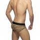 LEO STRIPE Brown Briefs