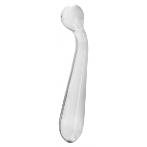 NS Novelties Glass Dildo G-Spot Wand 16 x 3.5cm Clear