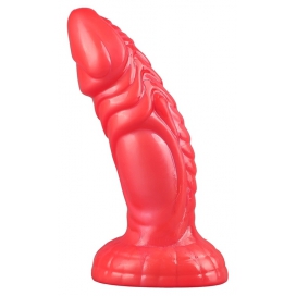 Fantasie Snaky Dildo 17 x 5.5cm Rood