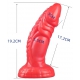 Consolador Fantasy Snaky 17 x 5.5cm Rojo