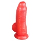 Dildo Fantasy Fatox 16 x 7,5 cm rosso