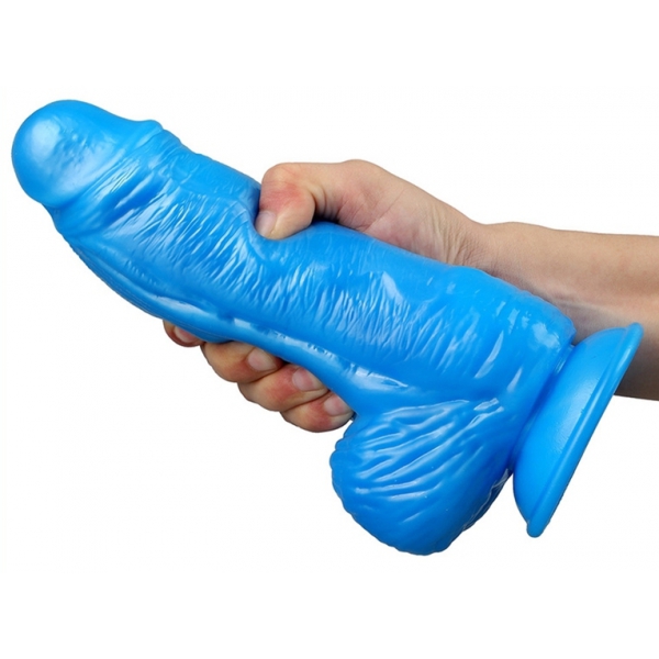 Dildo fantasia FATOX 16 x 7.5cm Blu