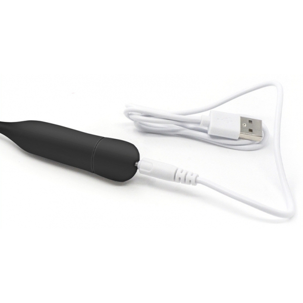 Tigly Small silicone vibrating urethra rod 11cm - Diameter 5mm