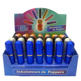 Expositor Inhaladores de aromas de aluminio x35