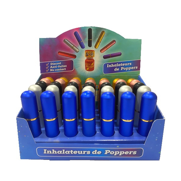 Display aluminium inhalators x35