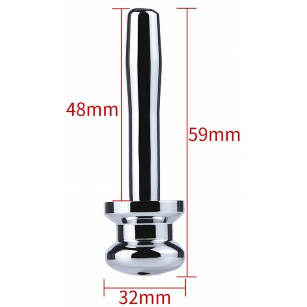 Hohler Penis Plug 5cm - Durchmesser 9mm