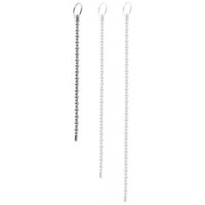 FUKR Beads Bent Urethra-Stange 18cm - Durchmesser 8mm