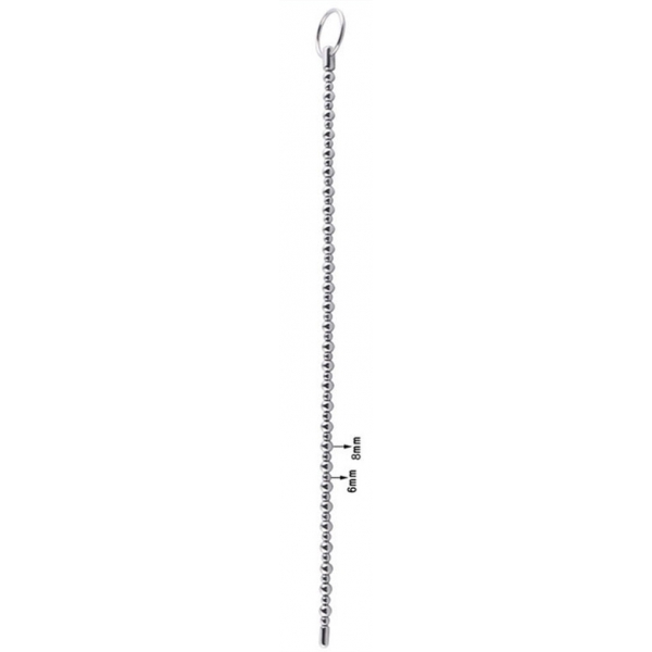 Tige d'urètre Beads Bent 31cm - Diamètre 8mm