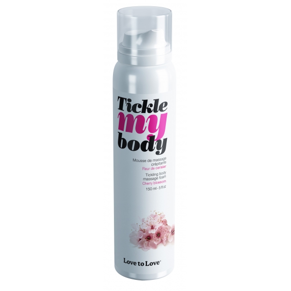 Tickle My Body Kersenbloesem Massage Schuim 150ml