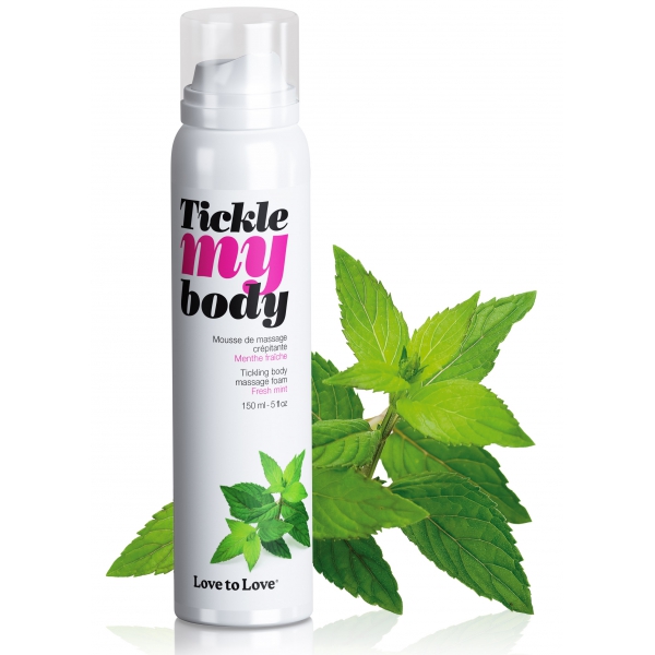 Knisternder Massageschaum Tickle My Body Mint 150ml