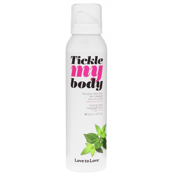 Knisternder Massageschaum Tickle My Body Mint 150ml