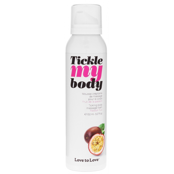 Mousse de massage crépitante Tickle My Body Fruits de la Passion 150ml