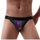 Fantastic Rainbow Printed Assless Panty For Men