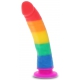 Dildo Rainbow Dançarino Unicórnio 19 x 4cm