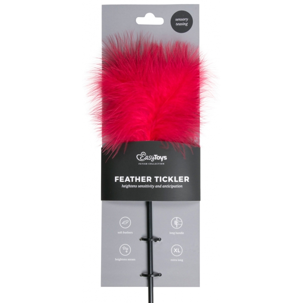 Feather duster Fancy Thrill 43cm Red