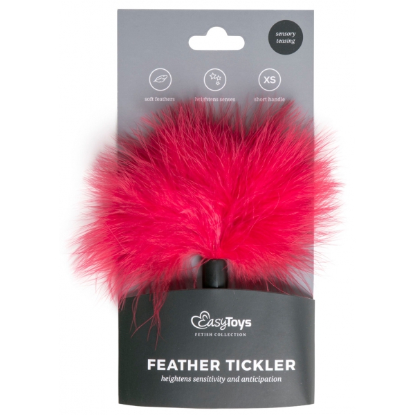 Erotickler Mini plumeau 18.5cm Rood