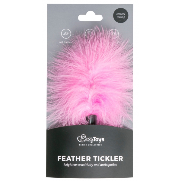 Erotickler Mini espanador de penas 18,5cm Rosa